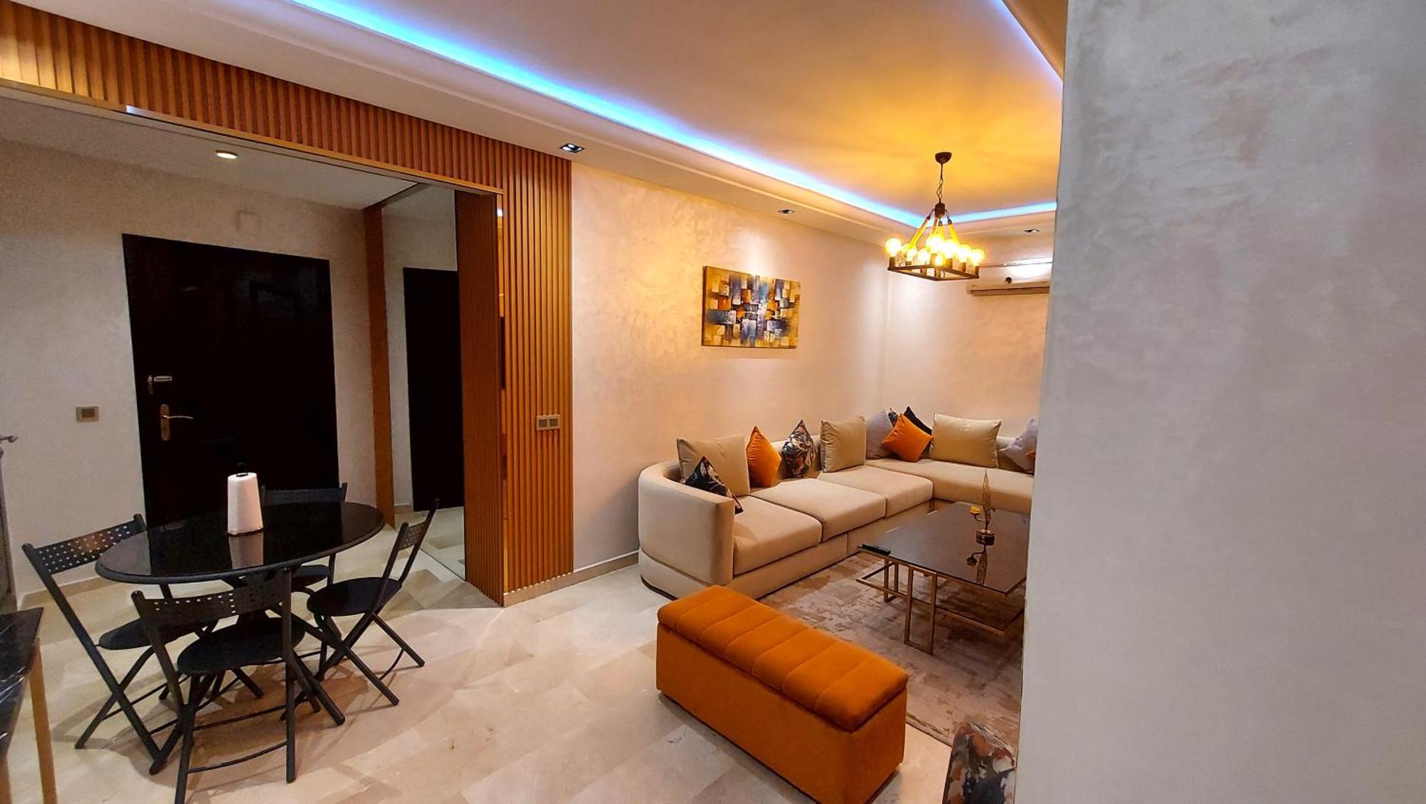 Luxury Downtown Apartment Of 80M2 In Front Of Hassan 2 Mosque And Sea From Family , Pour Famille , Interdit Couples Araabic Non Marie, Forbidden Unmarried Araabic Couples Basement Car Park 카사블랑카 외부 사진